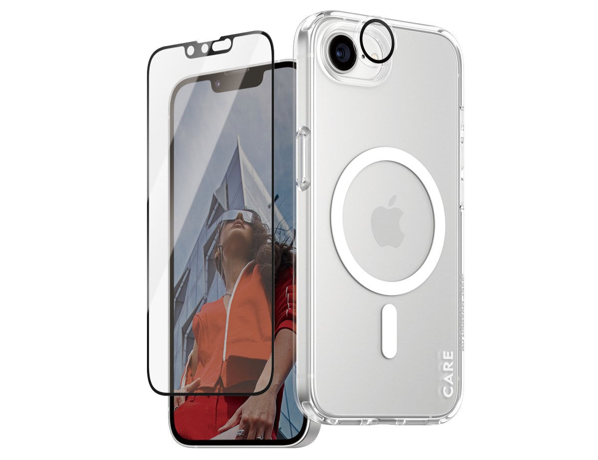 CARE by PanzerGlass® Flagship 3-in-1 Bundle iPhone 16e